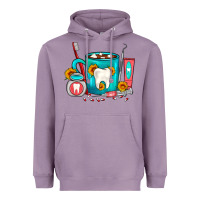 Lavender Dentist Coffee Heavyweight Hoodie - FaDigitalArtStudio