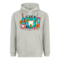 Moon Dust Dentist Coffee Heavyweight Hoodie - FaDigitalArtStudio