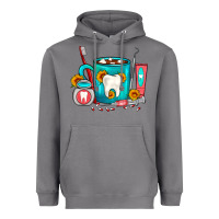 Storm Dentist Coffee Heavyweight Hoodie - FaDigitalArtStudio