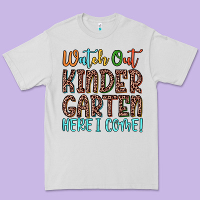 Watch Out Kindergarten Here I Come! Premium Tee Designed By Jahusdesignshop