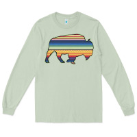 Matcha Aztec Bison Silhouette Long Sleeve Tee - Bettercallsaul