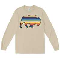 Mushroom Aztec Bison Silhouette Long Sleeve Tee - Bettercallsaul