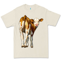 Bone simmental calf Premium Tee - LillyAllenDesigns