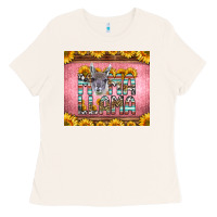 Bone mama llama sunflowers Ladies Tee - LillyAllenDesigns