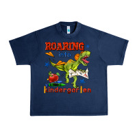Navy roaring into kindergarten Urban Heavy Tee - BundleAndBundleShop