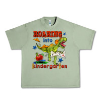 Oil Green roaring into kindergarten Urban Heavy Tee - BundleAndBundleShop