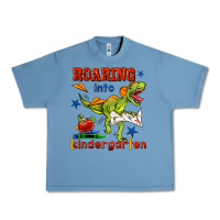 Pebble Blue roaring into kindergarten Urban Heavy Tee - BundleAndBundleShop