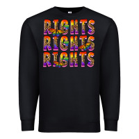 Black rights rights rights pride Premium Sweatshirt - FaDigitalArtStudio