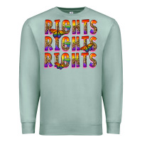 Seafoam rights rights rights pride Premium Sweatshirt - FaDigitalArtStudio