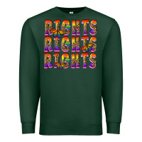Sports Green rights rights rights pride Premium Sweatshirt - FaDigitalArtStudio
