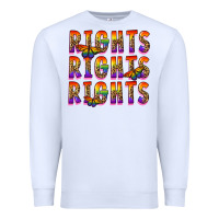 White rights rights rights pride Premium Sweatshirt - FaDigitalArtStudio