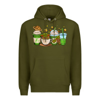Army Green fantastic movie character coffee cups Premium Hoodie - OliviaCreatesArt