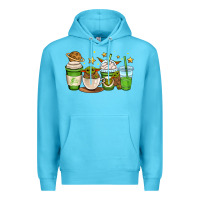 Ocean Blue fantastic movie character coffee cups Premium Hoodie - OliviaCreatesArt