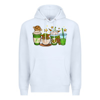 White fantastic movie character coffee cups Premium Hoodie - OliviaCreatesArt