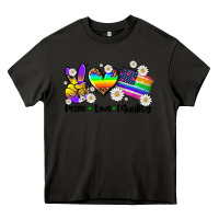 Asphalt peace love  equality Heavy Core Tee - AdoDesignShop