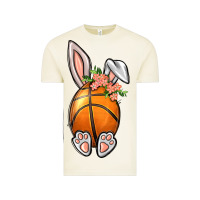 Vintage Arctic Basketball Easter Bunny Vintage Tee - BundleAndBundleShop