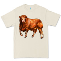 Bone red angus bull Premium Tee - LillyAllenDesigns