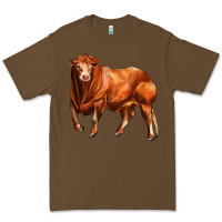 Cacao red angus bull Premium Tee - LillyAllenDesigns