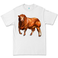 White red angus bull Premium Tee - LillyAllenDesigns