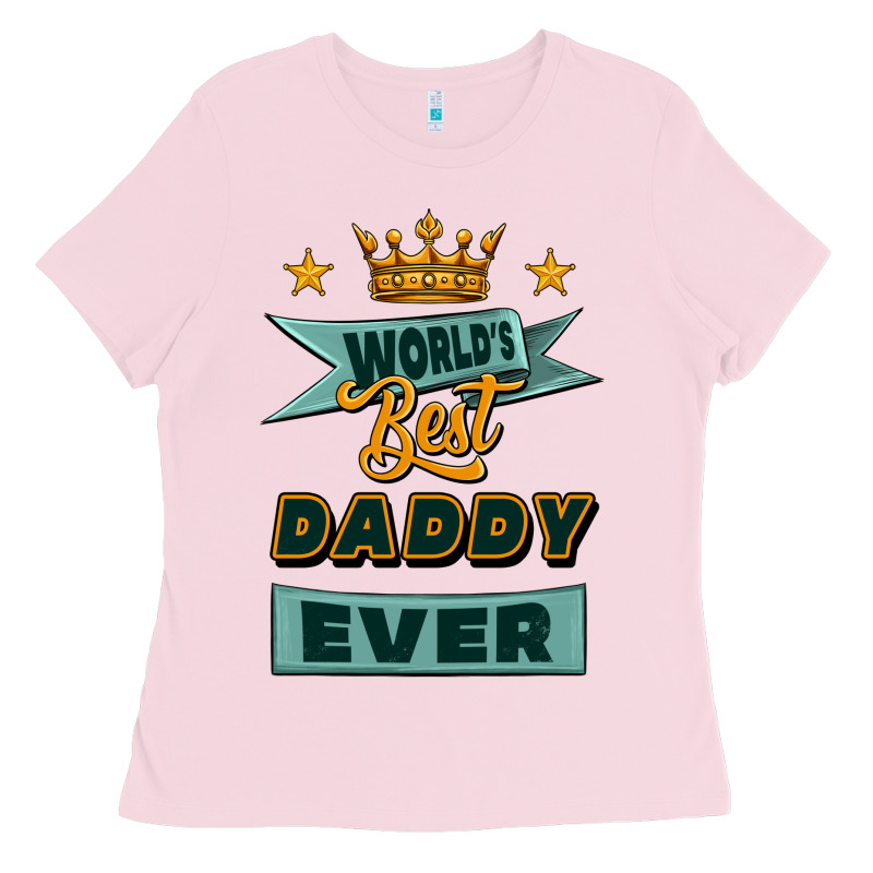 World's Best Daddy Ever Ladies Tee by Jasminsmagicworld | Teevron