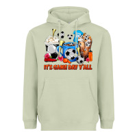 Matcha It's Game Day Y'all Soccer Coffee Cups Heavyweight Hoodie - FaDigitalArtStudio