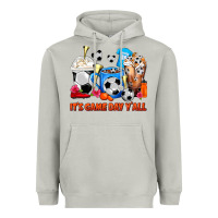 Moon Dust It's Game Day Y'all Soccer Coffee Cups Heavyweight Hoodie - FaDigitalArtStudio