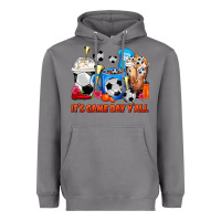 Storm It's Game Day Y'all Soccer Coffee Cups Heavyweight Hoodie - FaDigitalArtStudio