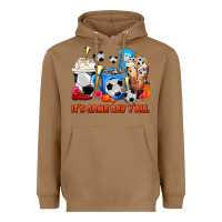 Toasted Coconut It's Game Day Y'all Soccer Coffee Cups Heavyweight Hoodie - FaDigitalArtStudio