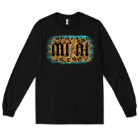 Black Leopard Patterned Mini Tried Long Sleeve Tee - Bettercallsaul