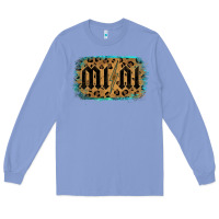 Colony Blue Leopard Patterned Mini Tried Long Sleeve Tee - Bettercallsaul
