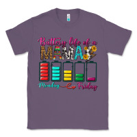 Lavender Battery Life Of A Mama Classic Tee - BundleAndBundleShop