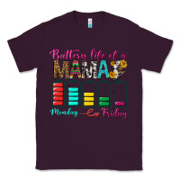 Plum Battery Life Of A Mama Classic Tee - BundleAndBundleShop