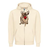 Sandshell deer gnome Zipper Hoodie - CowGirlArtShop