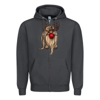 Smoke deer gnome Zipper Hoodie - CowGirlArtShop