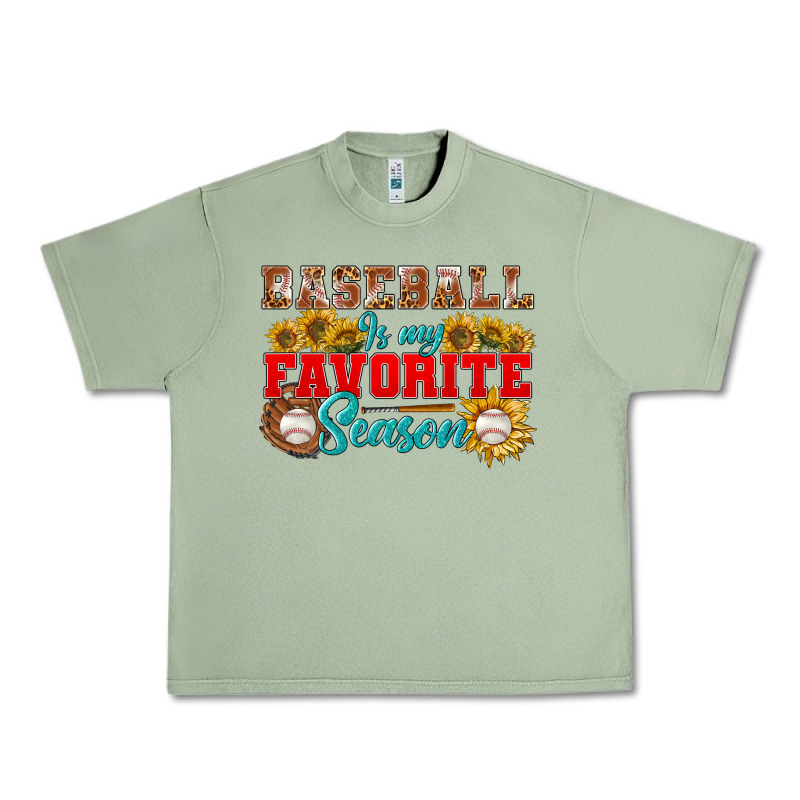 Baseball Is My Favorite Season Urban Heavy Tee by BundleAndBundleShop | Teevron