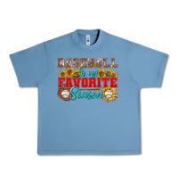 Pebble Blue baseball is my favorite season Urban Heavy Tee - BundleAndBundleShop