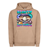 Pigment Burro Beauty Lies Within Urban Hoodie - CowhideDigitalArt