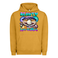 Pigment Peanut Butter Beauty Lies Within Urban Hoodie - CowhideDigitalArt