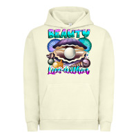 Pigment Pistachio Beauty Lies Within Urban Hoodie - CowhideDigitalArt
