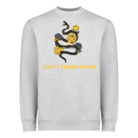 Heather Grey Don't Tread On Me Heavyweight Sweatshirt - Bettercallsaul