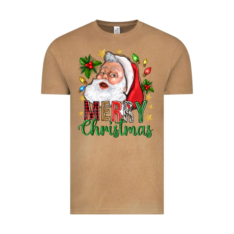 Merry Christmas With Santa Vintage Tee by BundleAndBundleShop | Teevron
