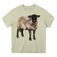 Mossy suffolk ewe Heavy Core Tee - BarkalooDesign
