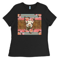 Black llama and roses glitter Ladies Tee - LillyAllenDesigns