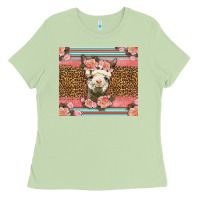 Matcha llama and roses glitter Ladies Tee - LillyAllenDesigns