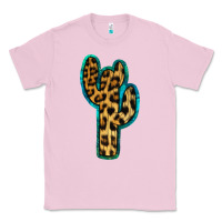 Bubblegum Pink Turquoise Leopard Cactus Classic Tee - RanaPortraitStore