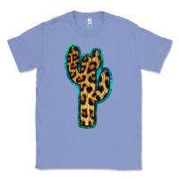Colony Blue Turquoise Leopard Cactus Classic Tee - RanaPortraitStore