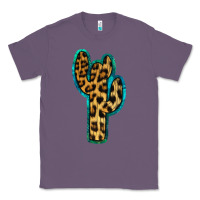 Lavender Turquoise Leopard Cactus Classic Tee - RanaPortraitStore