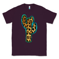 Plum Turquoise Leopard Cactus Classic Tee - RanaPortraitStore