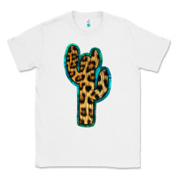 White Turquoise Leopard Cactus Classic Tee - RanaPortraitStore