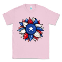 Bubblegum Pink sunflower texas flag 2 Classic Tee - JahusDesignShop